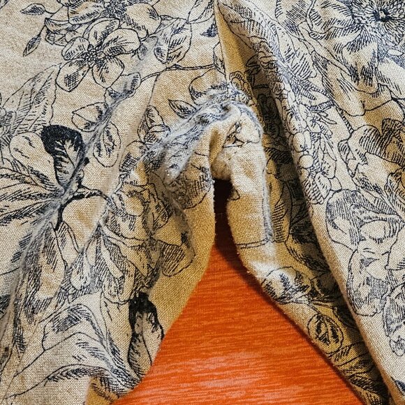 Floral Print Women's Pants-Size Large - Picture 8 of 17